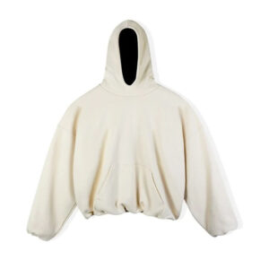Loose Drop Shoulder Hoodie Beige