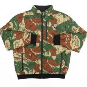 Reversible Camo Zippered Woobie Jacket