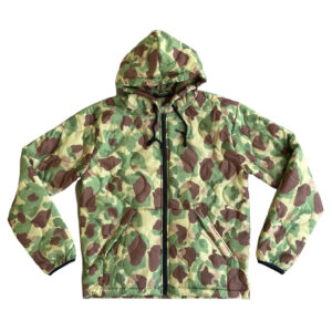 Frog Skin Camo Hooded Zippered Woobie Jacket