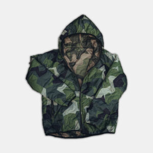 Green Woodland Camo Zipup Woobie Hoodie
