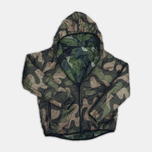 Reversible Woodland Camo Zipup Woobie Hoodie